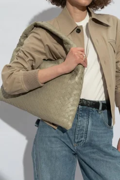 Bottega Veneta ZIELONY Torba na ramię `Hop Medium`