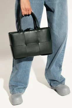 Bottega Veneta ZIELONY Torba ‘Arco Small’ typu ‘shopper’