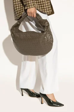 Bottega Veneta ZIELONY Torba do ręki `Jodie Medium