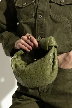 Bottega Veneta ZIELONY Torba do ręki `Jodie Mini`