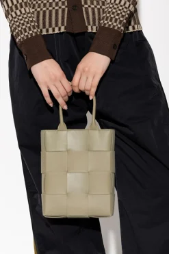 Bottega Veneta ZIELONY Torba na ramię ‘Cassette Mini’