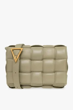 Bottega Veneta ZIELONY Torba na ramię ‘Padded Cassette'