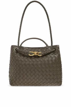 Bottega Veneta ZIELONY Torba do ręki `Andiamo`