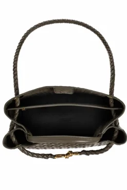 Bottega Veneta ZIELONY Torba do ręki `Andiamo`