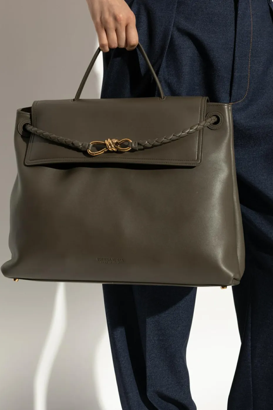Bottega Veneta ZIELONY Torba do ręki `Ciao Ciao Large`
