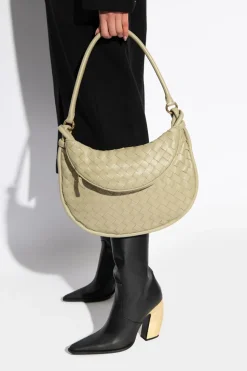 Bottega Veneta ZIELONY Torba na ramię ‘Gemelli Medium’