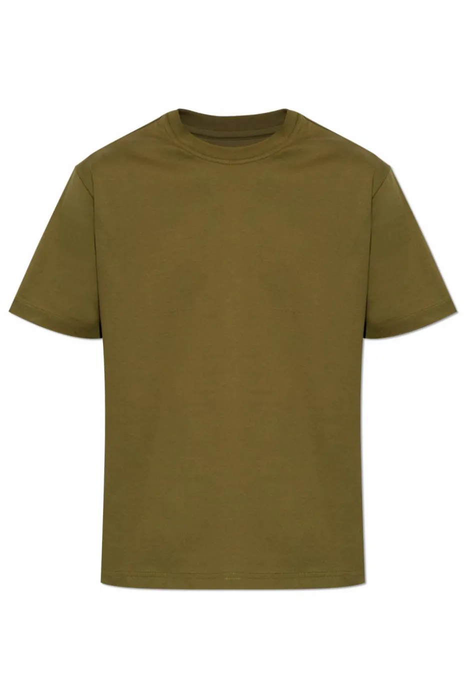Bottega Veneta ZIELONY T-shirt z okrągłym dekoltem