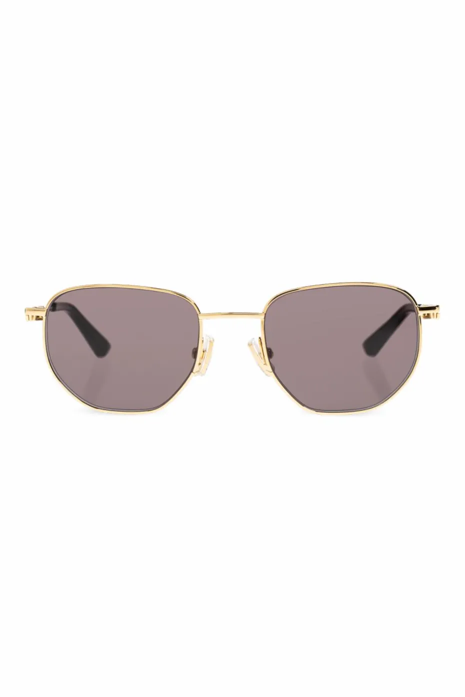 Bottega Veneta ZŁOTY Okulary przeciwsłoneczne