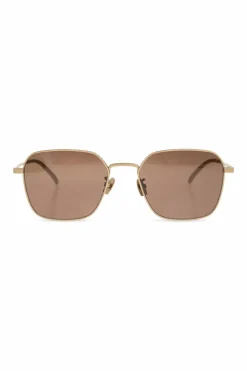 Bottega Veneta ZŁOTY Okulary przeciwsłoneczne
