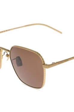 Bottega Veneta ZŁOTY Okulary przeciwsłoneczne