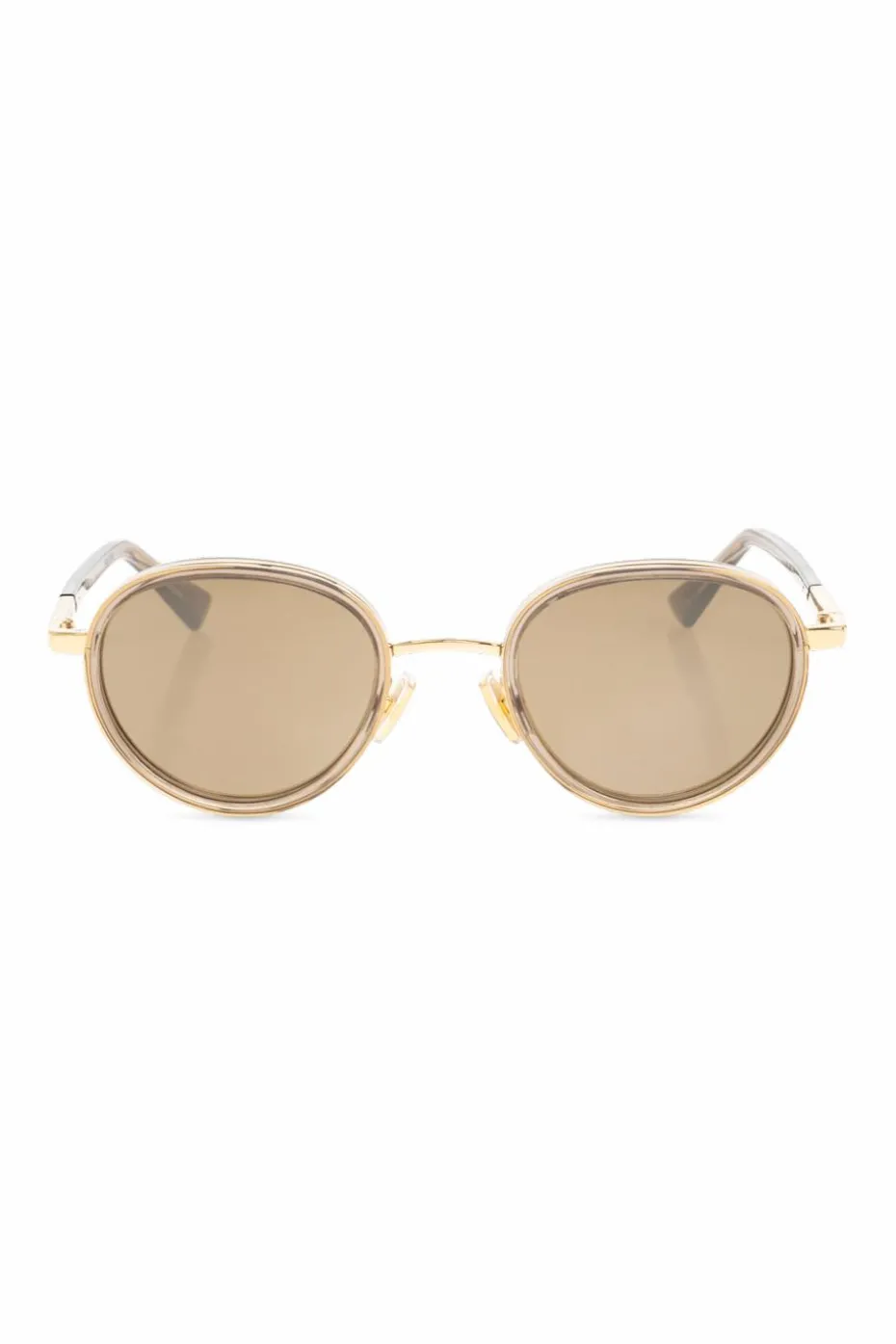 Bottega Veneta ZŁOTY Okulary przeciwsłoneczne