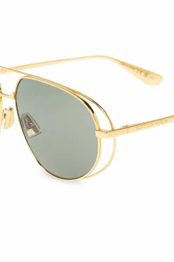 Bottega Veneta ZŁOTY Okulary przeciwsłoneczne