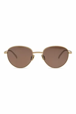 Bottega Veneta ZŁOTY Okulary przeciwsłoneczne