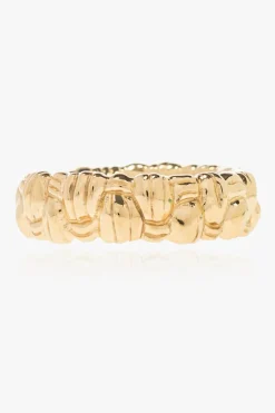 Bottega Veneta ZŁOTY Srebrna bransoleta