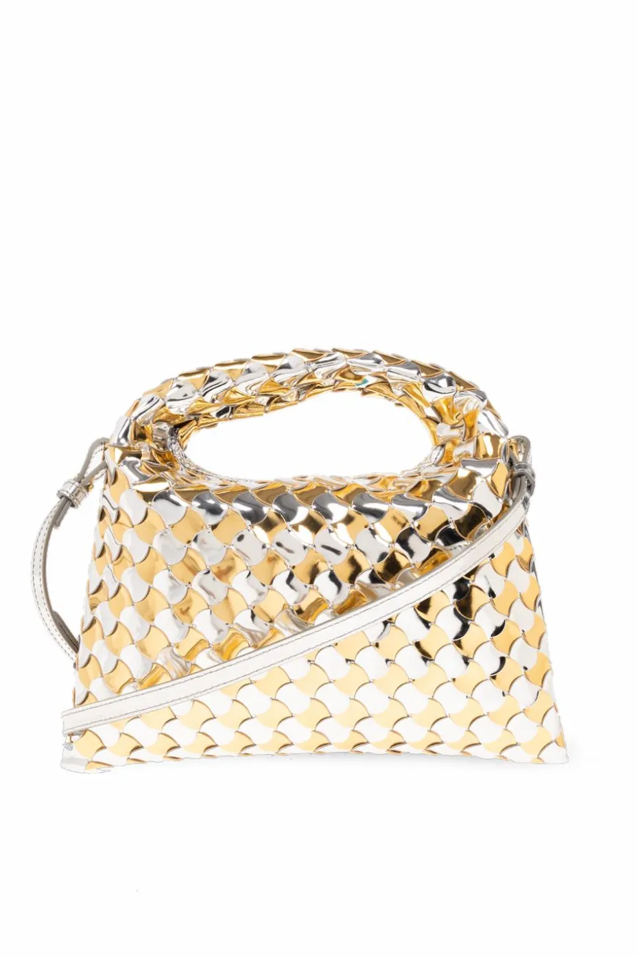 Bottega Veneta ZŁOTY Torba na ramię ‘Hop Mini’