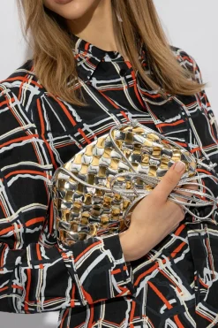Bottega Veneta ZŁOTY Torba na ramię ‘Pouch Mini’