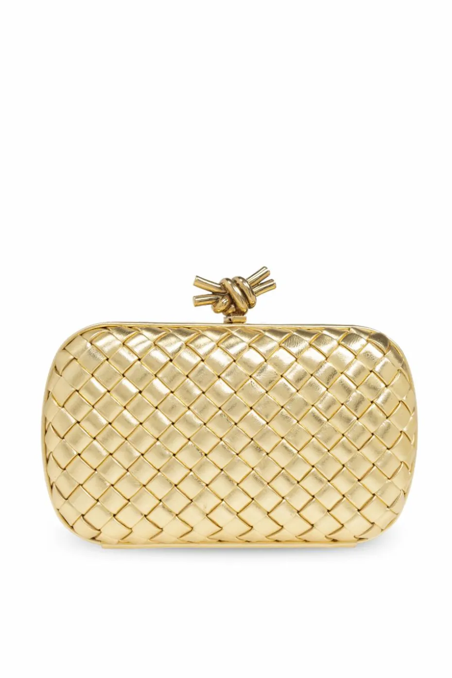 Bottega Veneta ZŁOTY Torba `Knot Small`