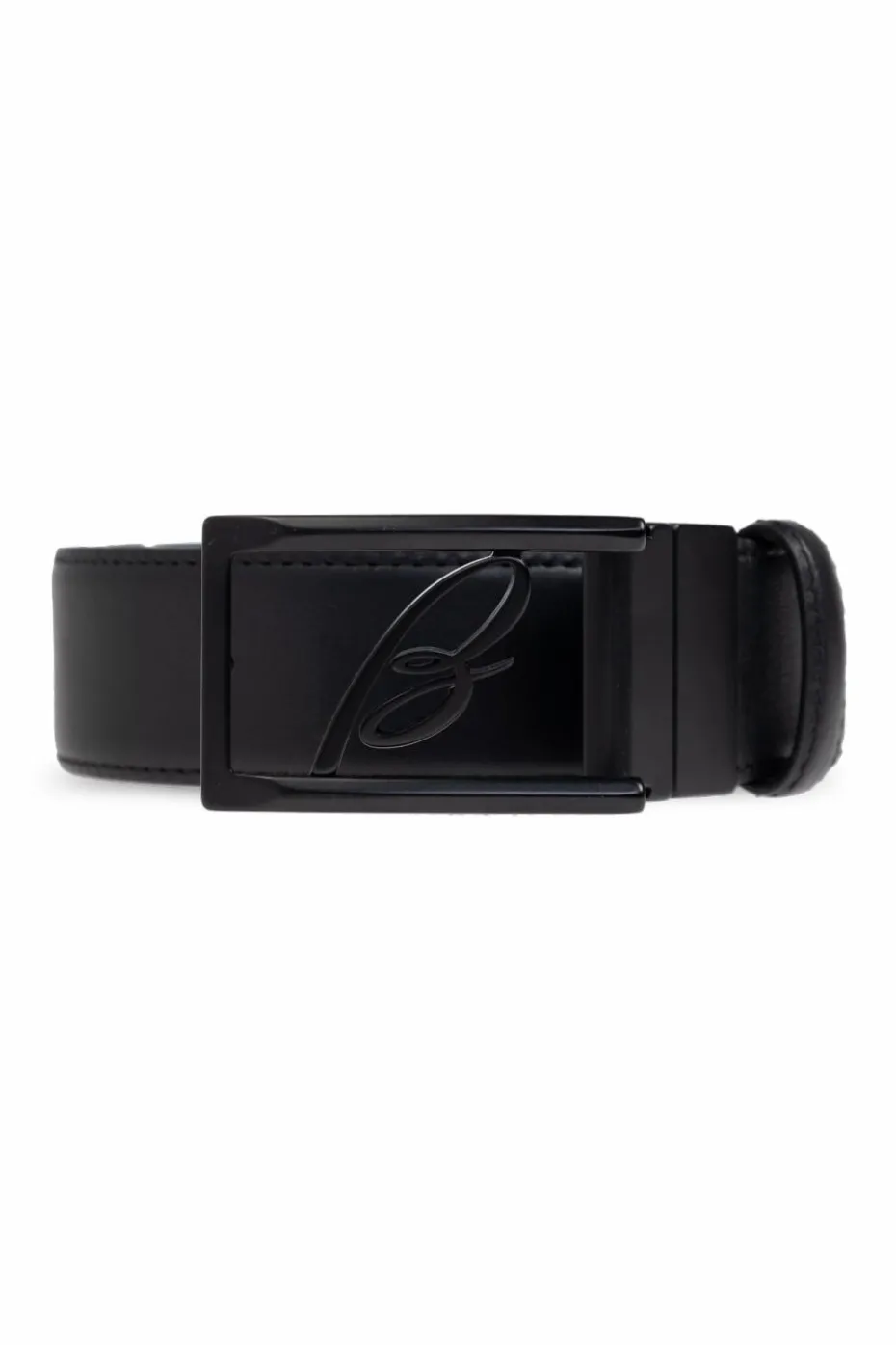 Brioni CZARNY Dwustronny pasek