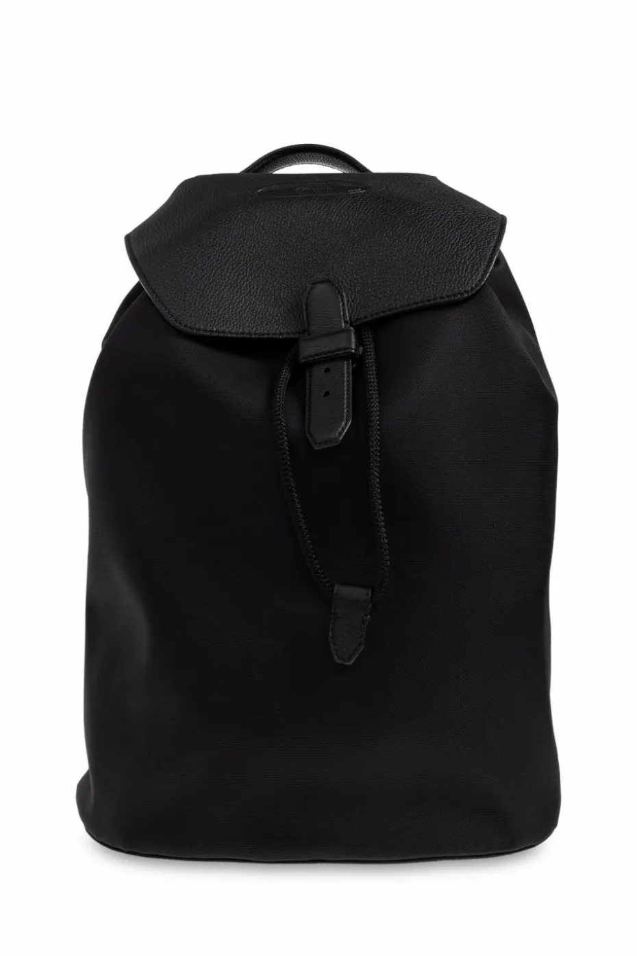 Brioni CZARNY Plecak z logo