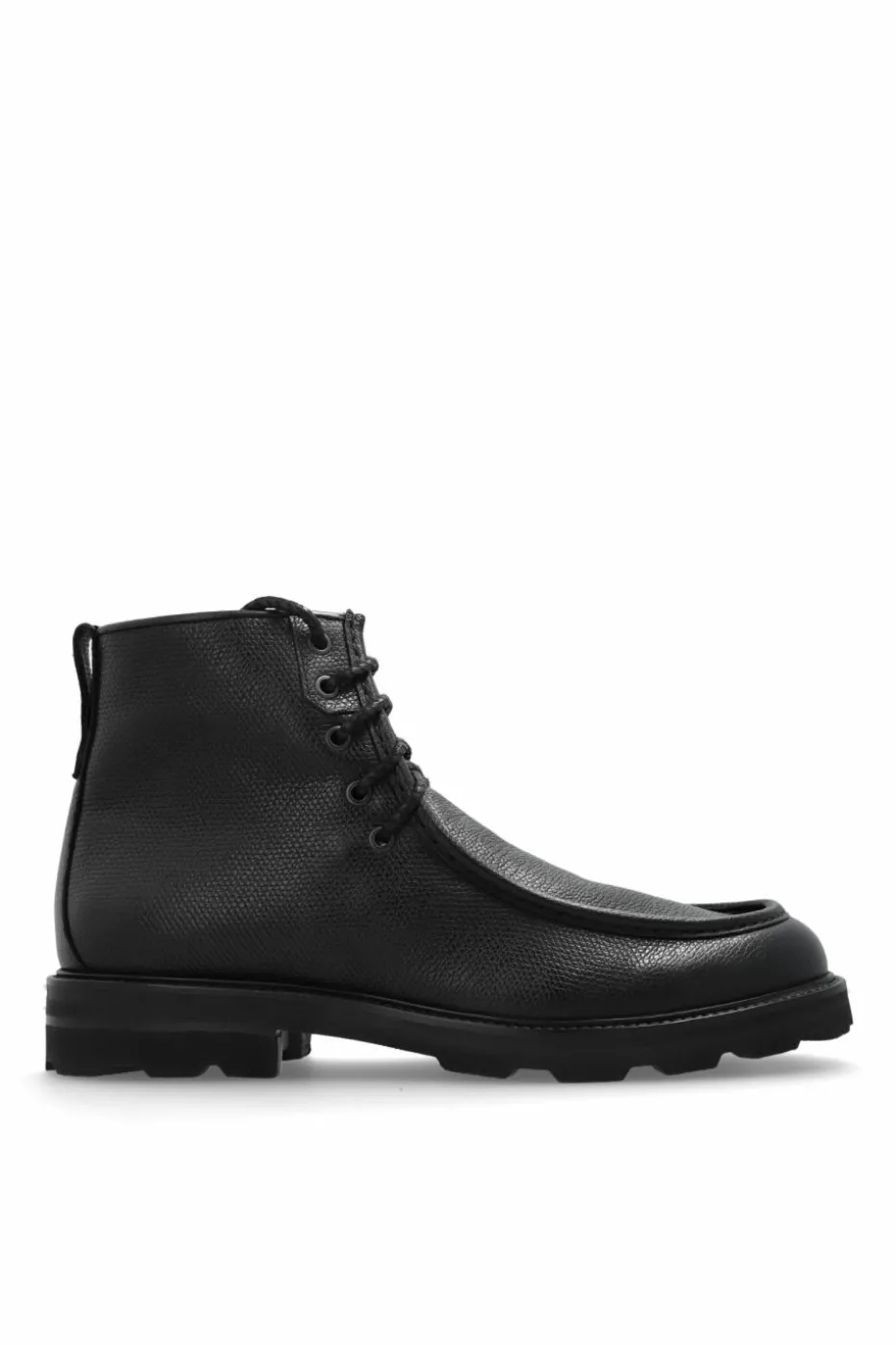 Brioni CZARNY Skórzane buty za kostkę