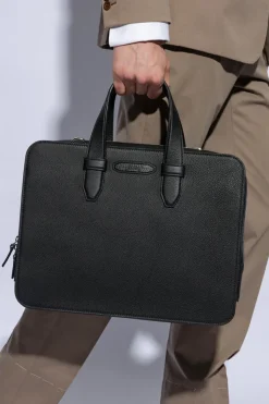 Brioni CZARNY Torba do ręki na dokumenty