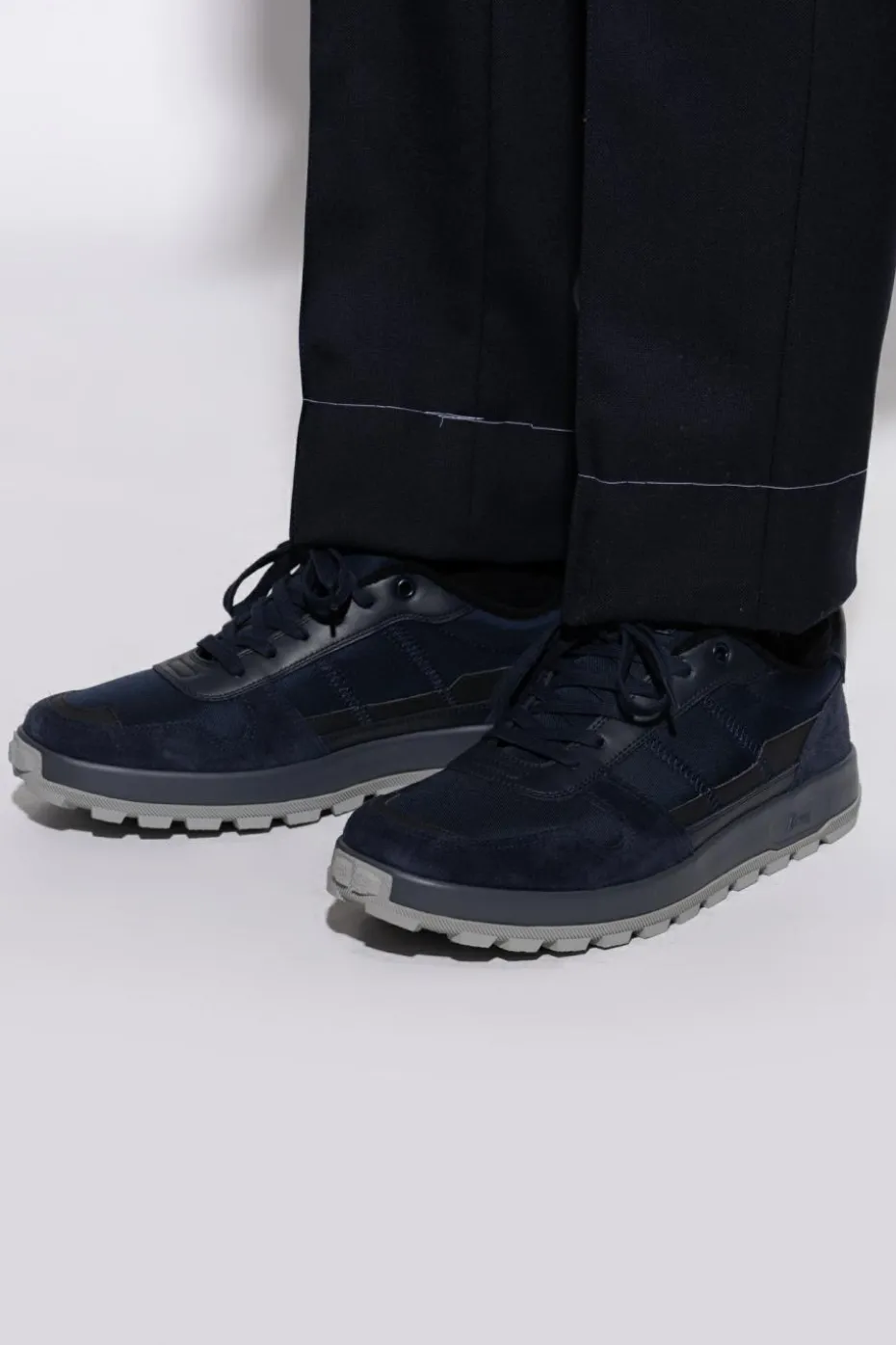 Brioni GRANATOWY Buty sportowe