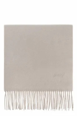 Brioni SZARY Kaszmirowy szal