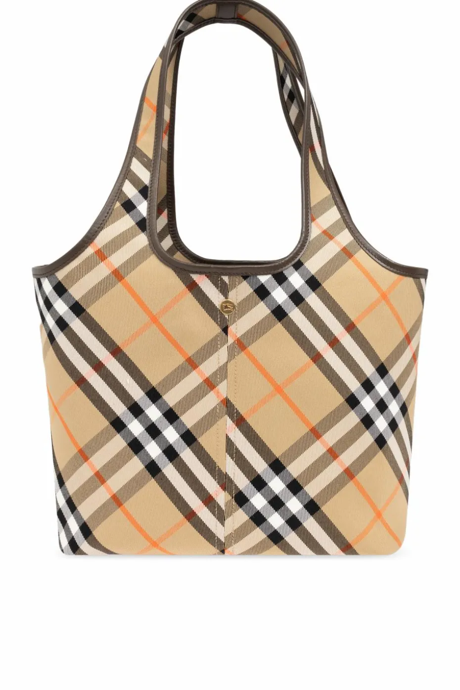 Burberry beżowy Bawełniana torba typu `tote`
