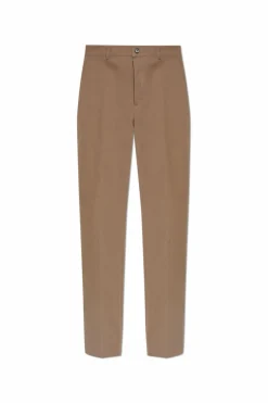 Burberry beżowy Bawełniane spodnie typu `Chinos`