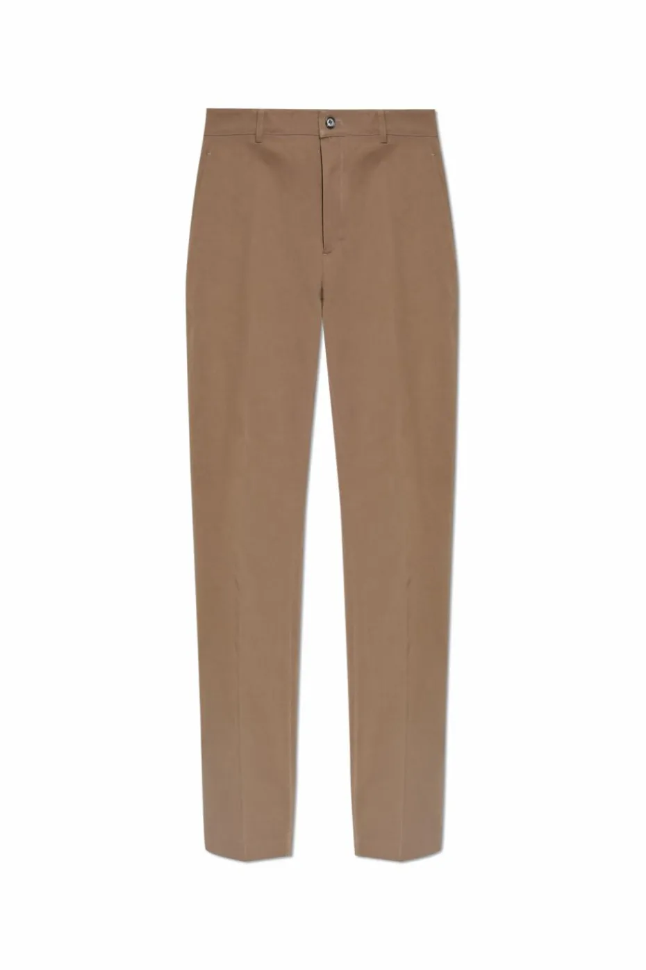 Burberry beżowy Bawełniane spodnie typu `Chinos`