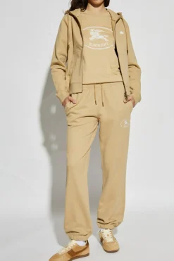 Burberry beżowy Bluza z logo