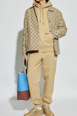 Burberry beżowy Bluza z logo