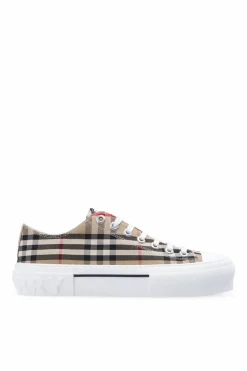 Burberry beżowy Buty sportowe z logo