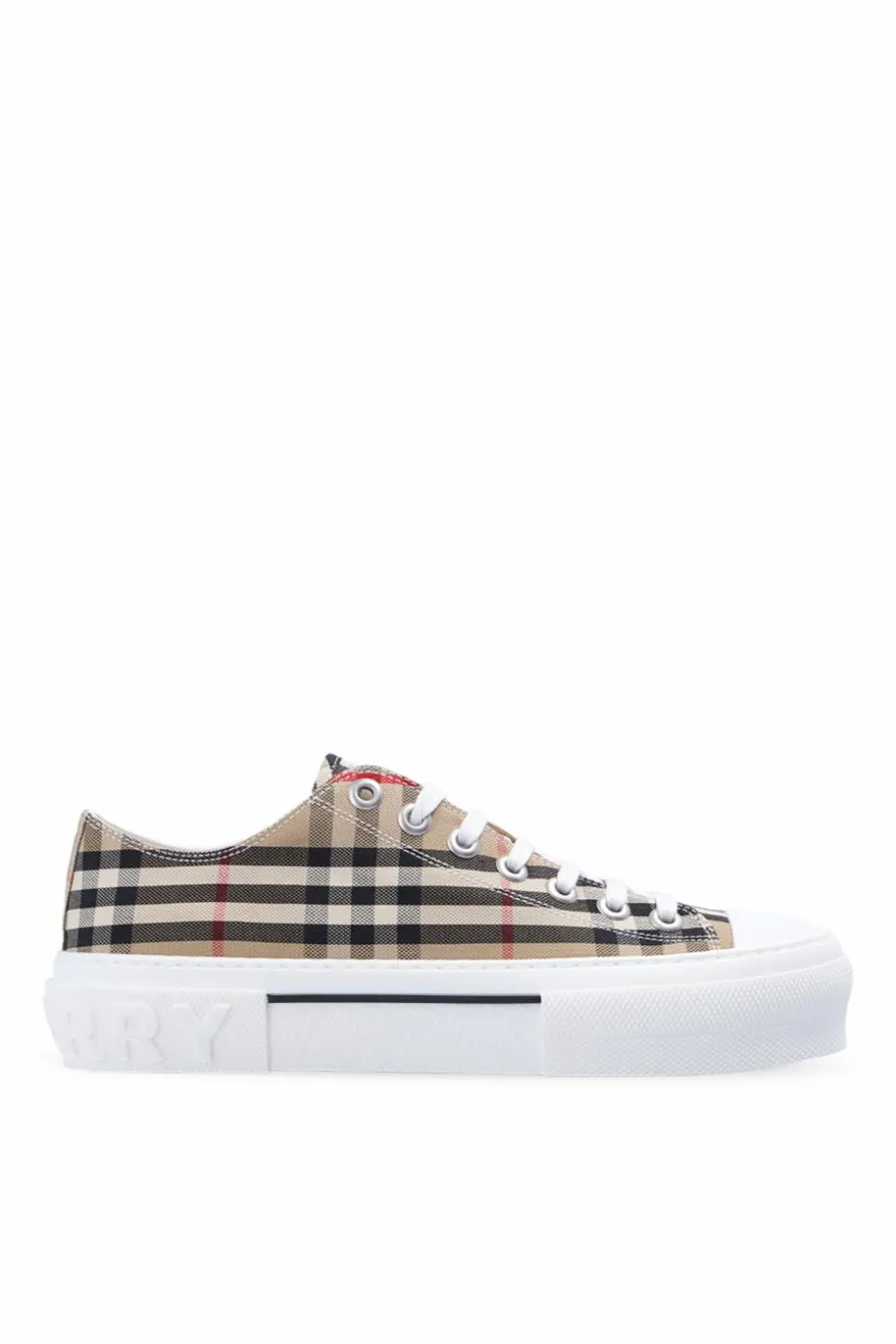 Burberry beżowy Buty sportowe z logo