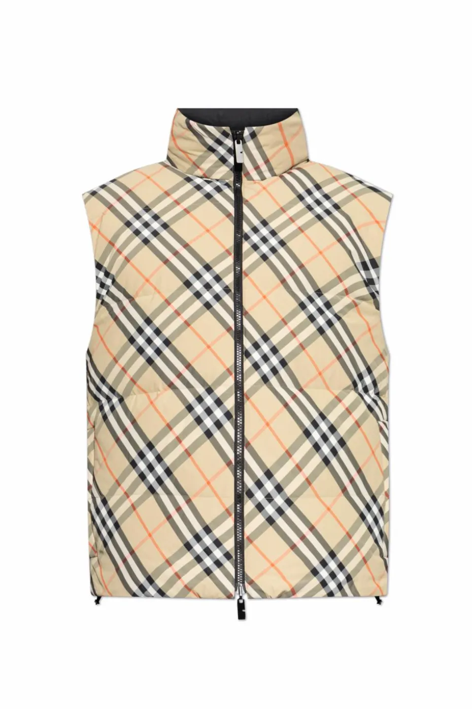 Burberry beżowy Dwustronna kamizelka