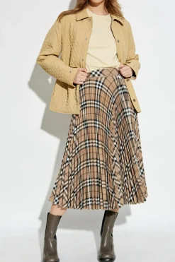 Burberry beżowy Dwustronna kurtka