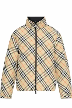 Burberry beżowy Dwustronna kurtka