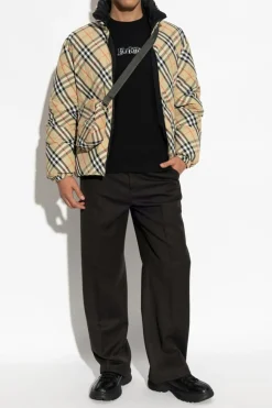 Burberry beżowy Dwustronna kurtka