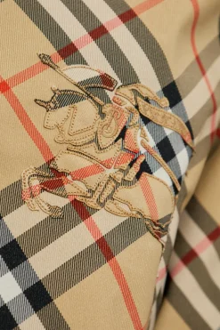 Burberry beżowy Dwustronna kurtka z kapturem