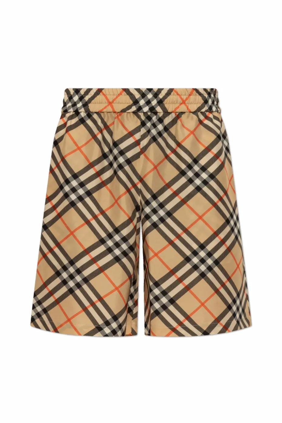Burberry beżowy Jedwabne szorty