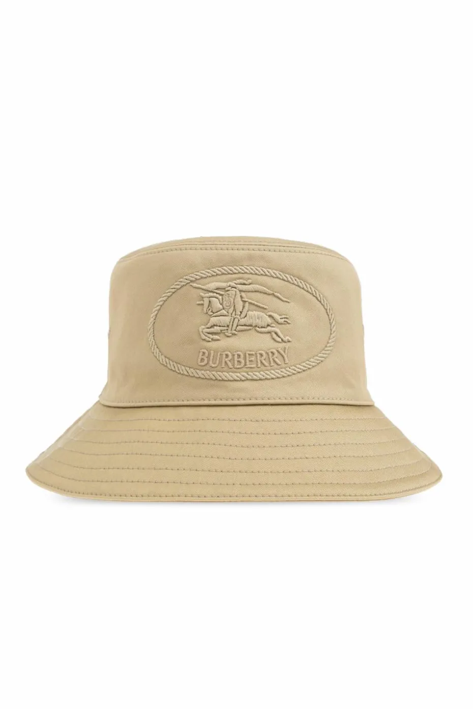 Burberry beżowy Kapelusz z logo