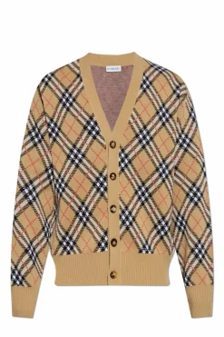 Burberry beżowy Kardigan `George`