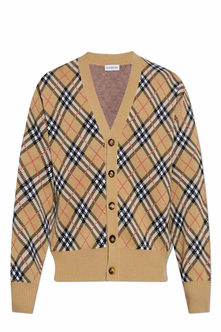 Burberry beżowy Kardigan `George`