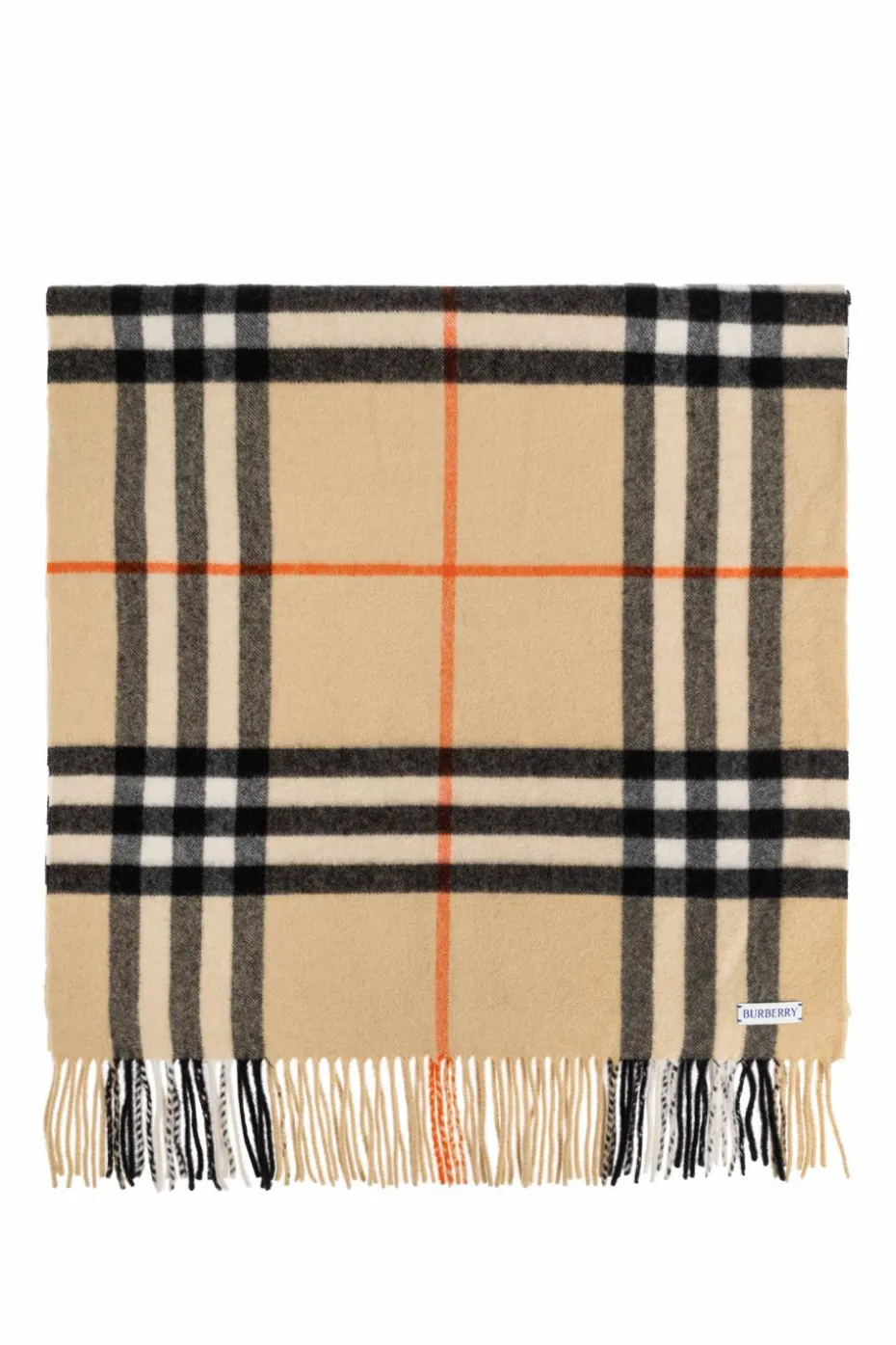 Burberry beżowy Kaszmirowy szal