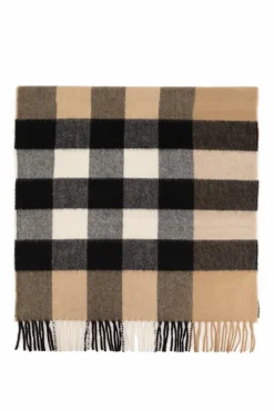Burberry beżowy Kaszmirowy szal