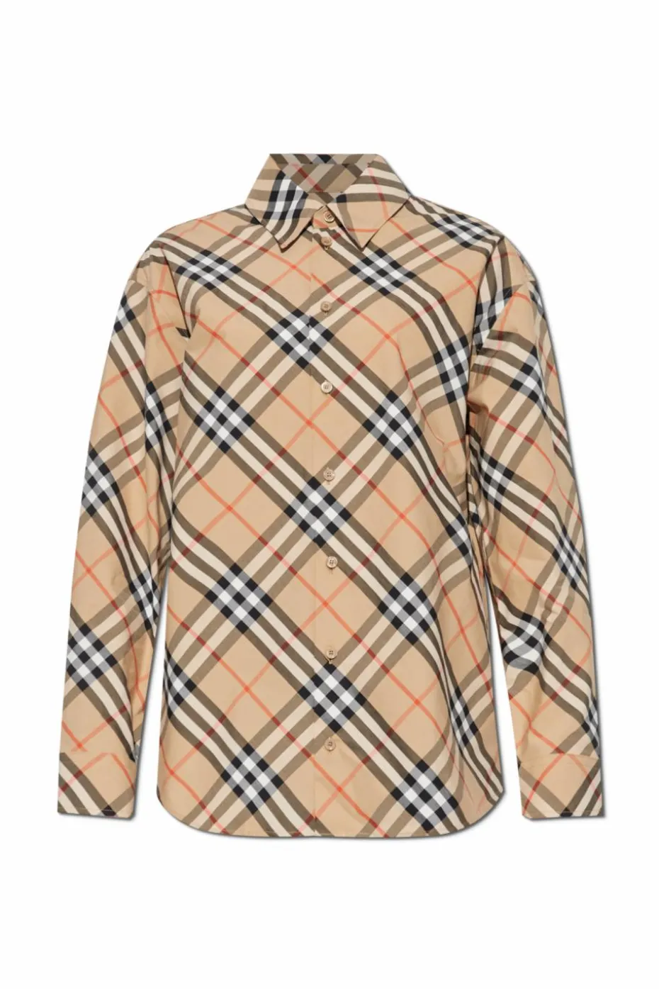 Burberry beżowy Koszula w kratę