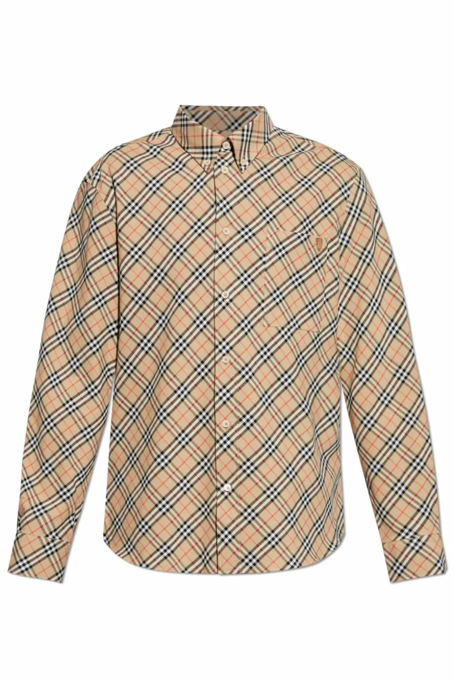 Burberry beżowy Koszula w kratę