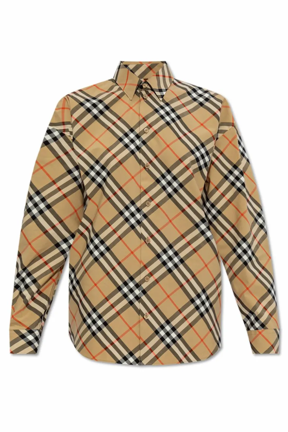 Burberry beżowy Koszula w kratę
