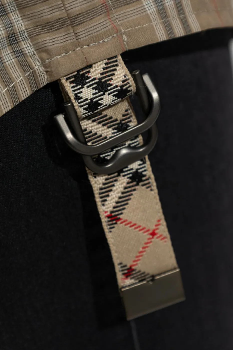 Burberry beżowy Koszula z wzorem w kratę