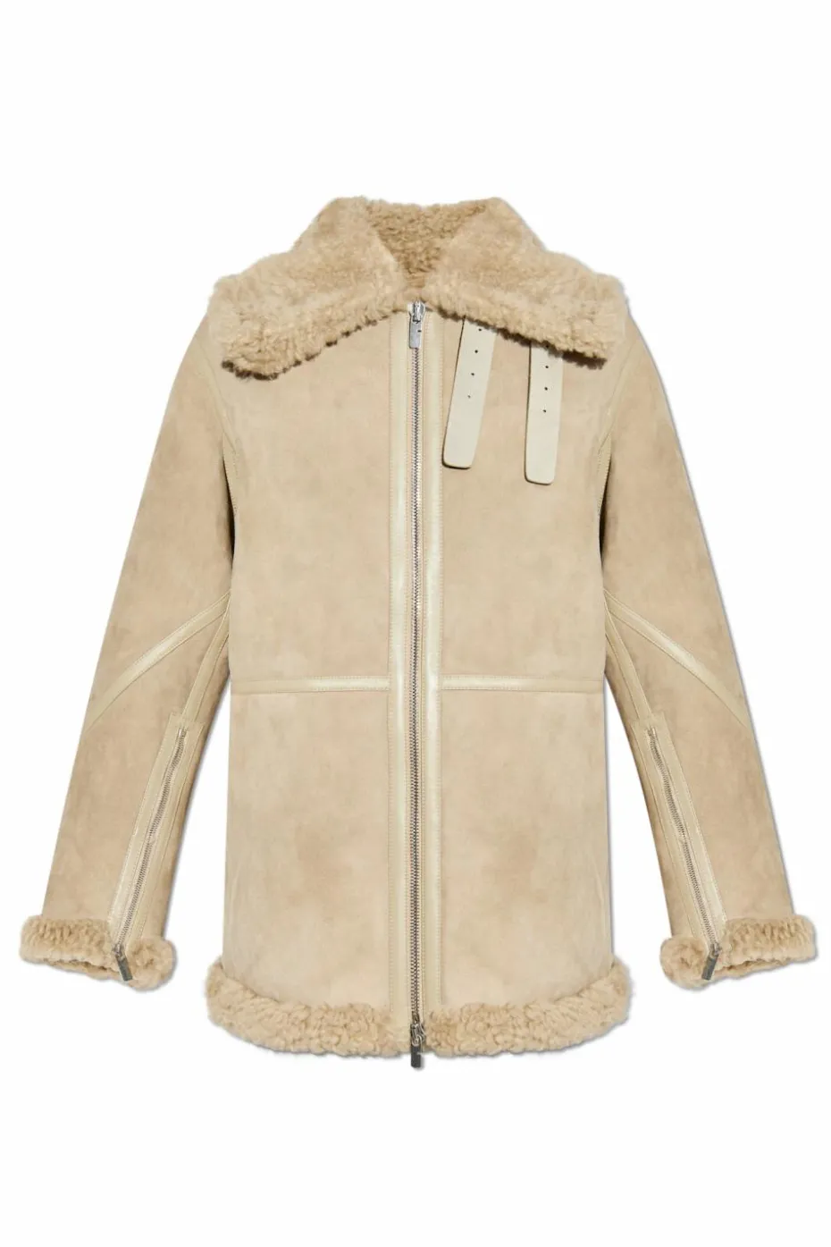 Burberry beżowy Kożuch
